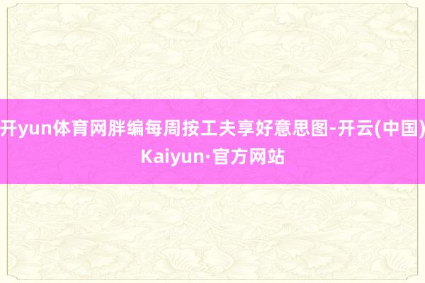 开yun体育网胖编每周按工夫享好意思图-开云(中国)Kaiyun·官方网站